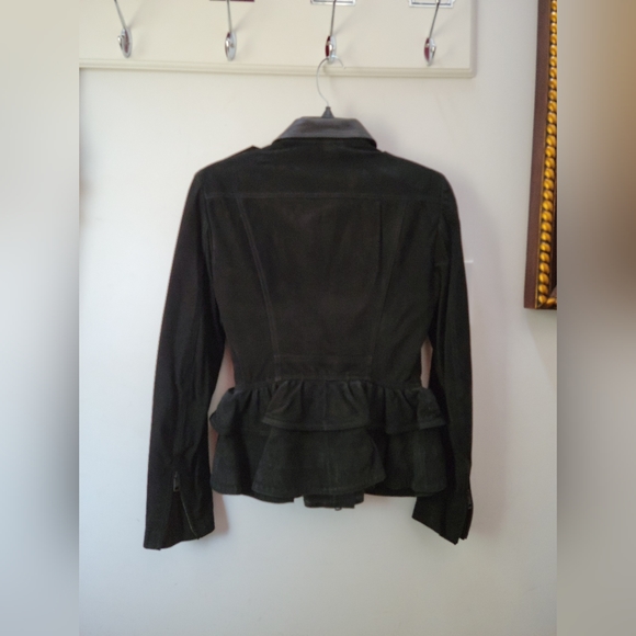 Authentic black suede Burberry jacket. Size US4. - Picture 3 of 8